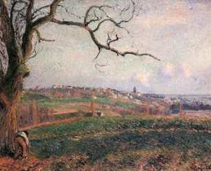 View over the town of Pontoise